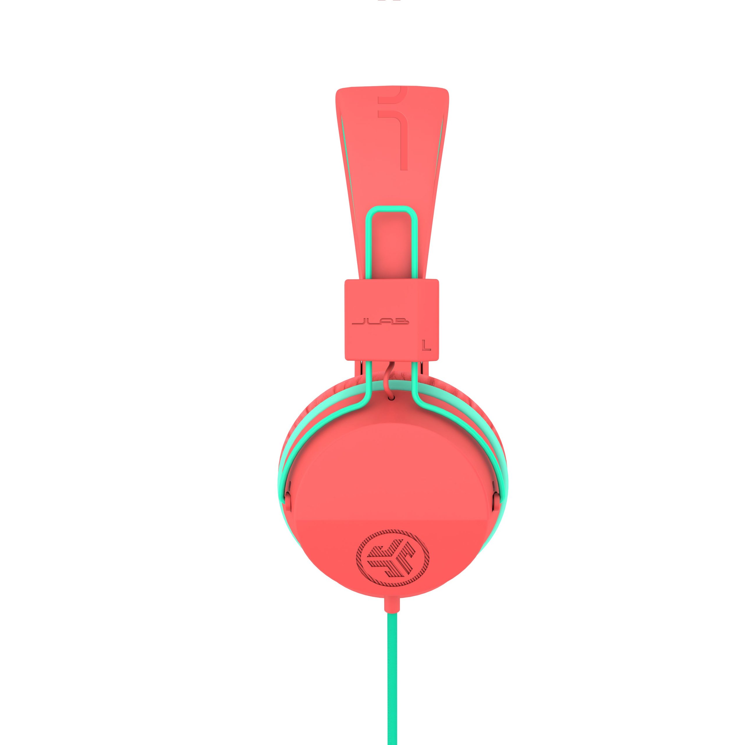 JBuddies Studio On-Ear Kids Wired Headphones Peach - Image 3