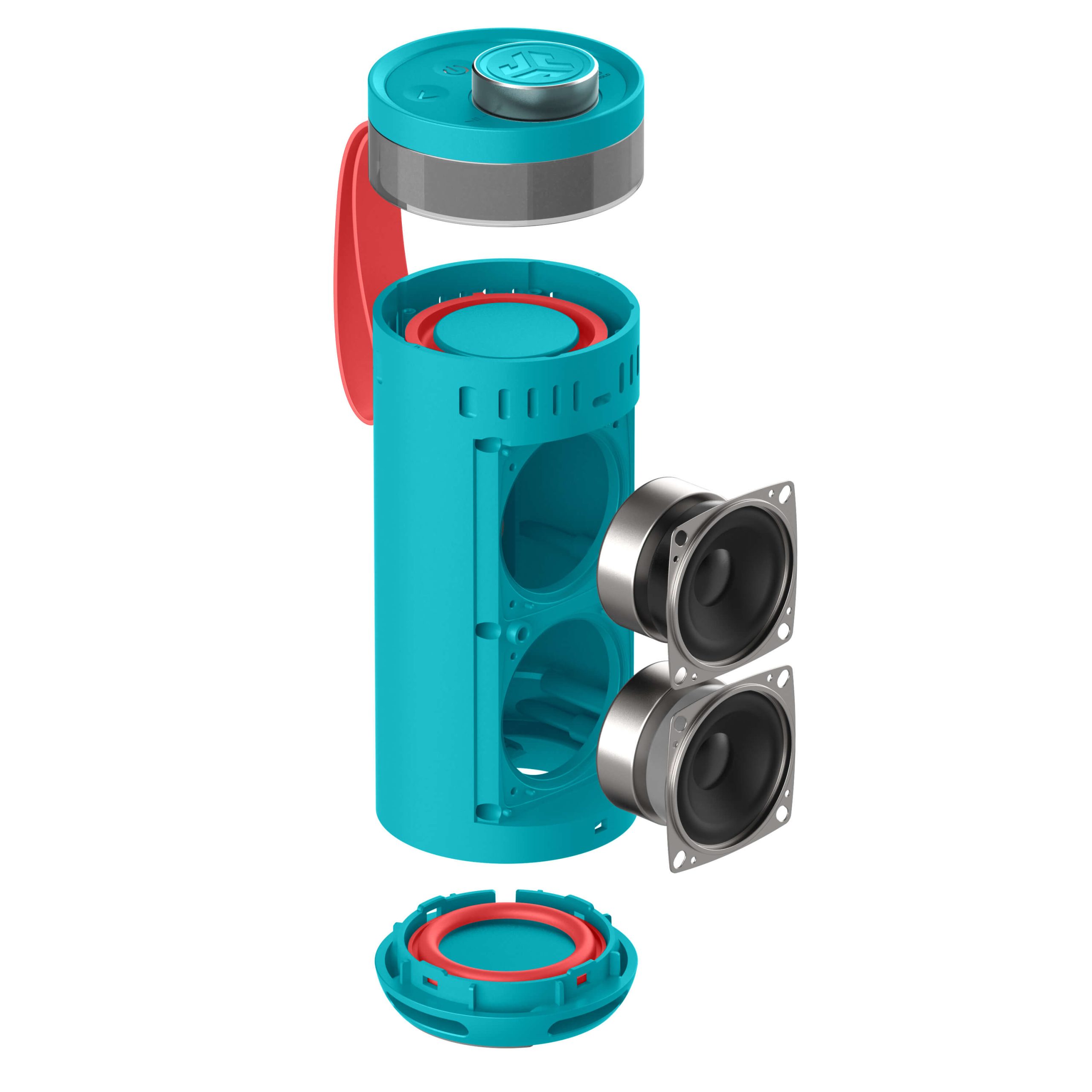 Go Party Portable Bluetooth Speaker Cyan - Image 3