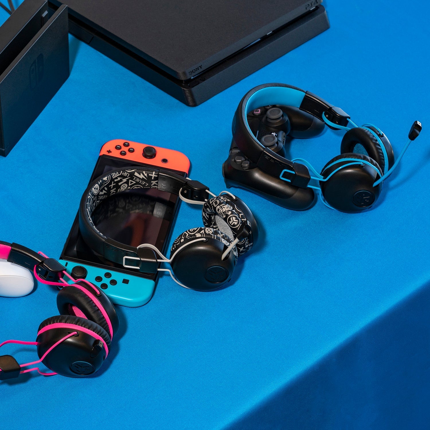JBuddies Play Gaming Kids Headset Pink - Image 2