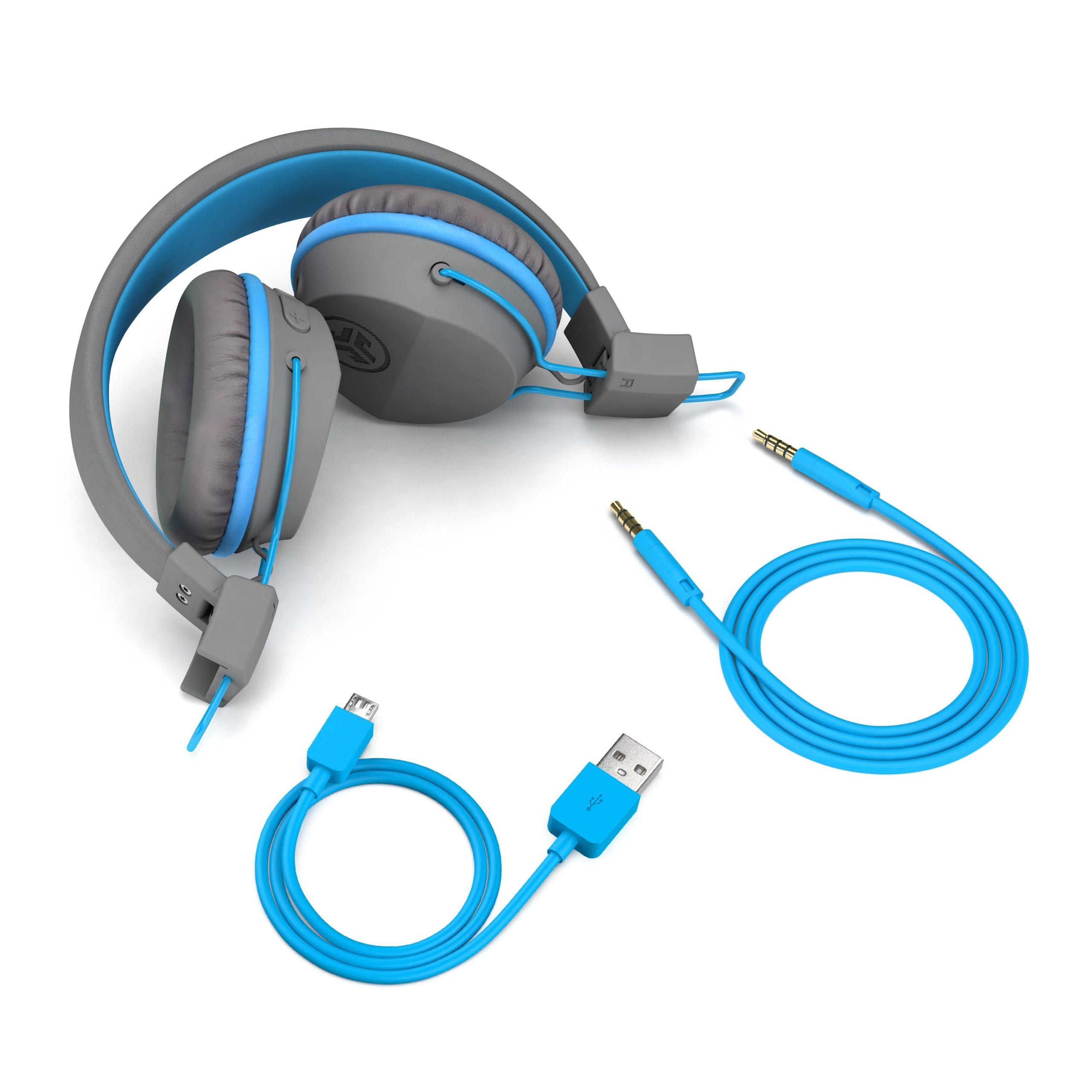JBuddies Studio Wireless Kids Headphones Graphite/Blue - Image 7