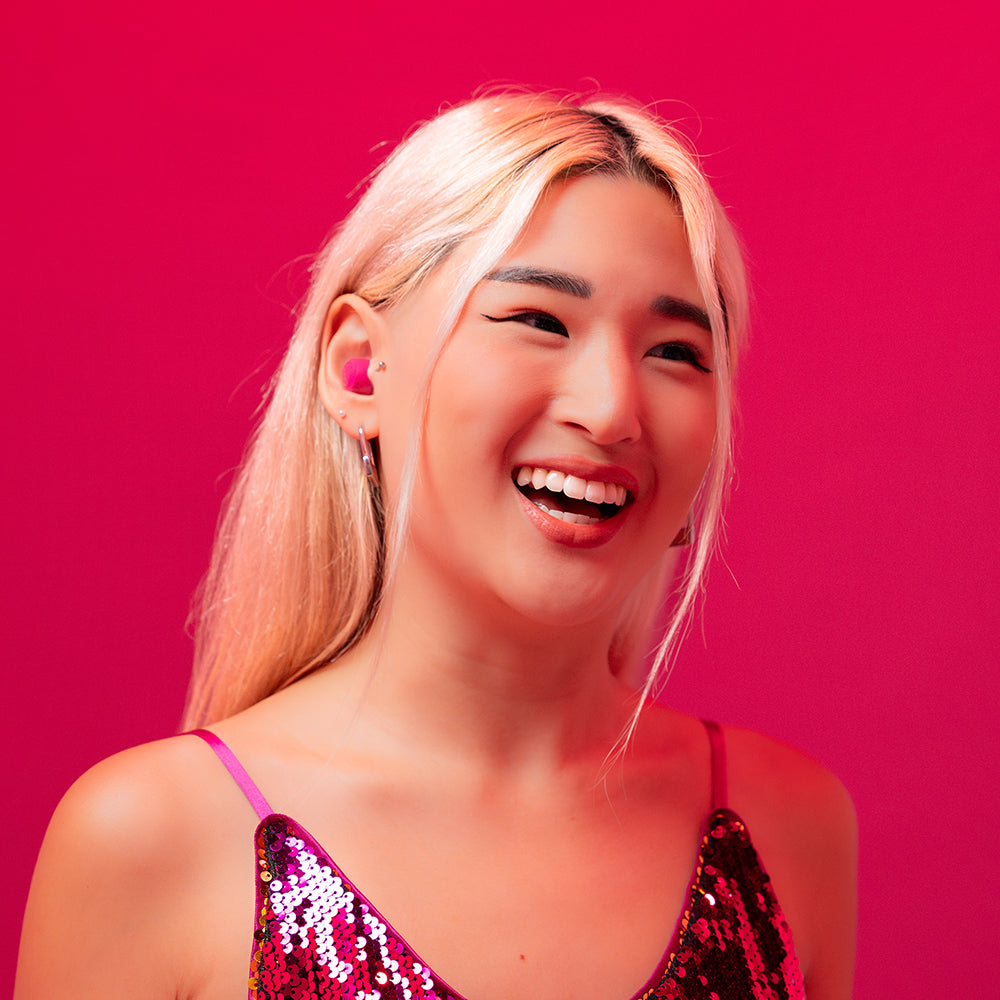 GO POP+ True Wireless Earbuds Dark Pink - Image 2