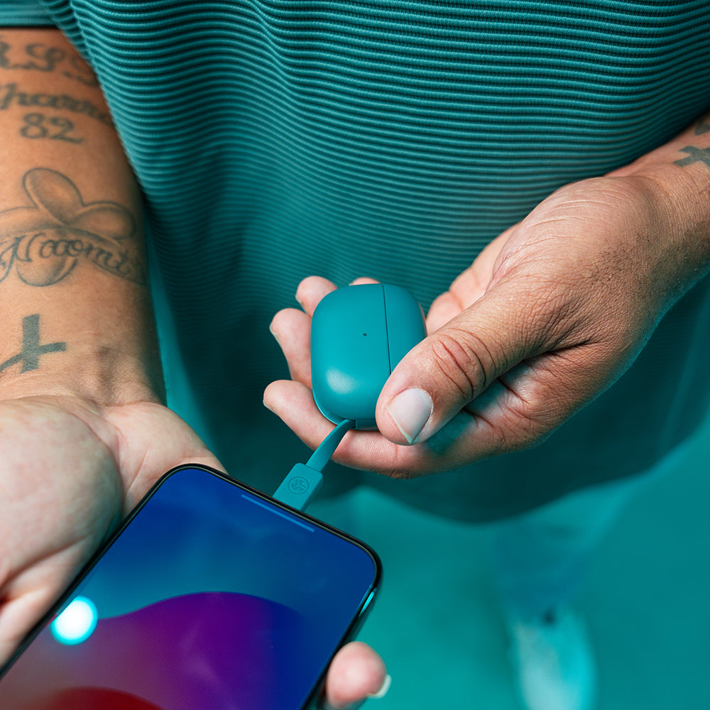 Go Pop ANC True Wireless Earbuds Teal - Image 5