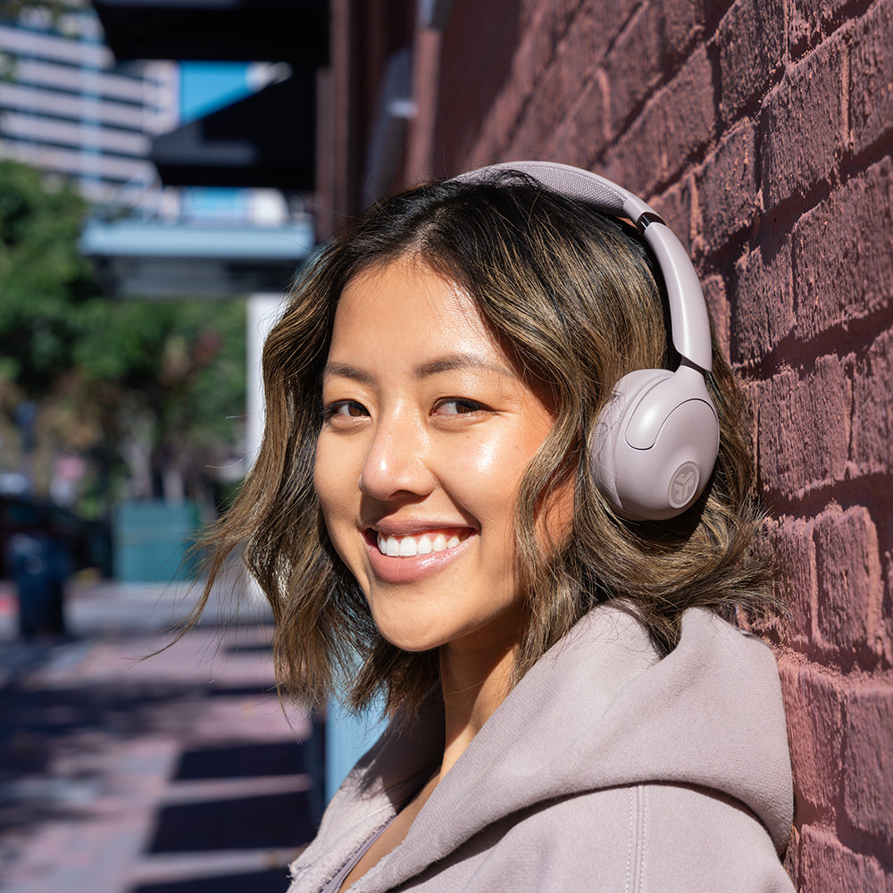 Go Lux ANC Wireless Headphones Mauve - Image 2