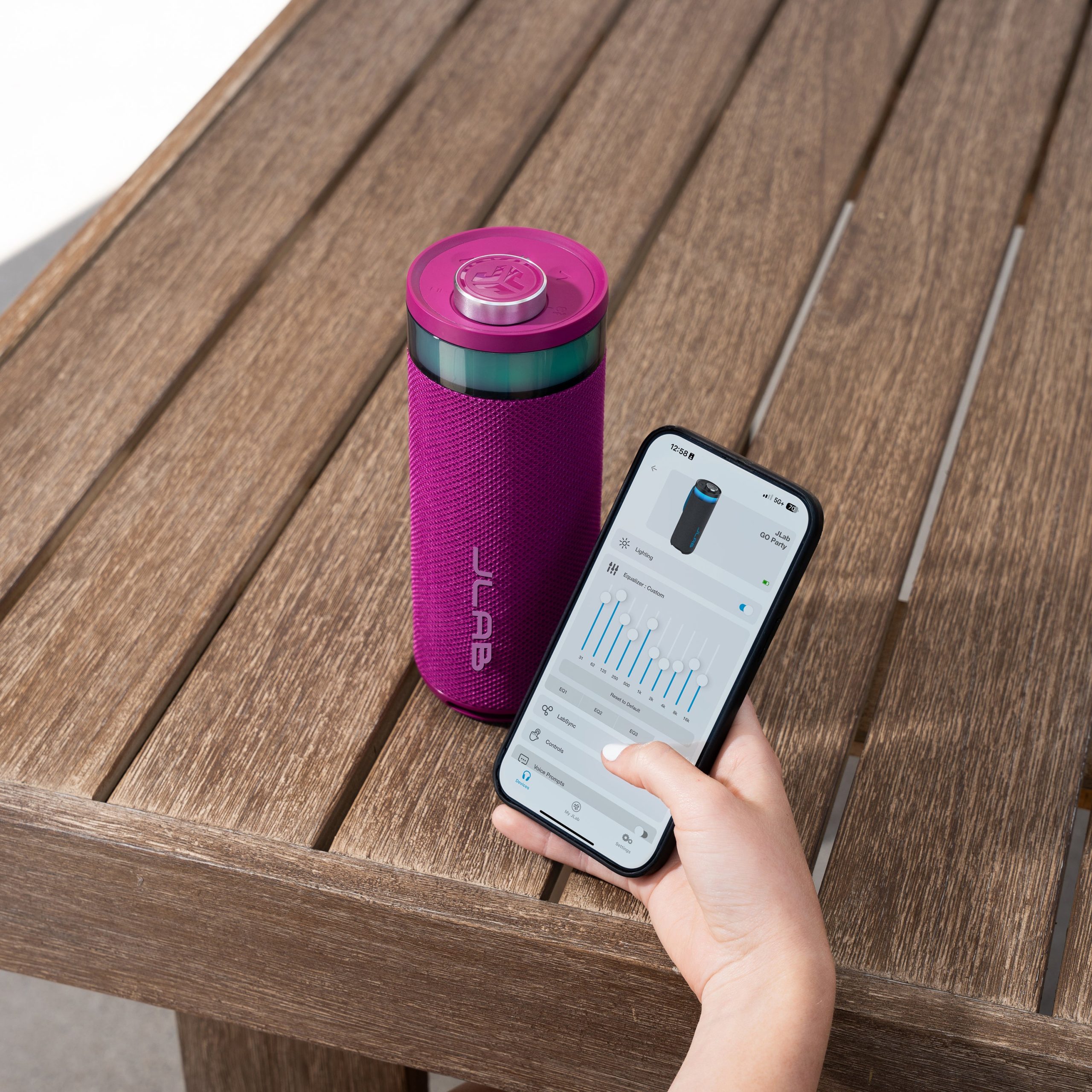 Go Party Portable Bluetooth Speaker Mulberry - Image 4