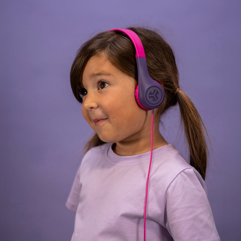 JBuddies Pop Wired Kids Headphones Pink - Image 2