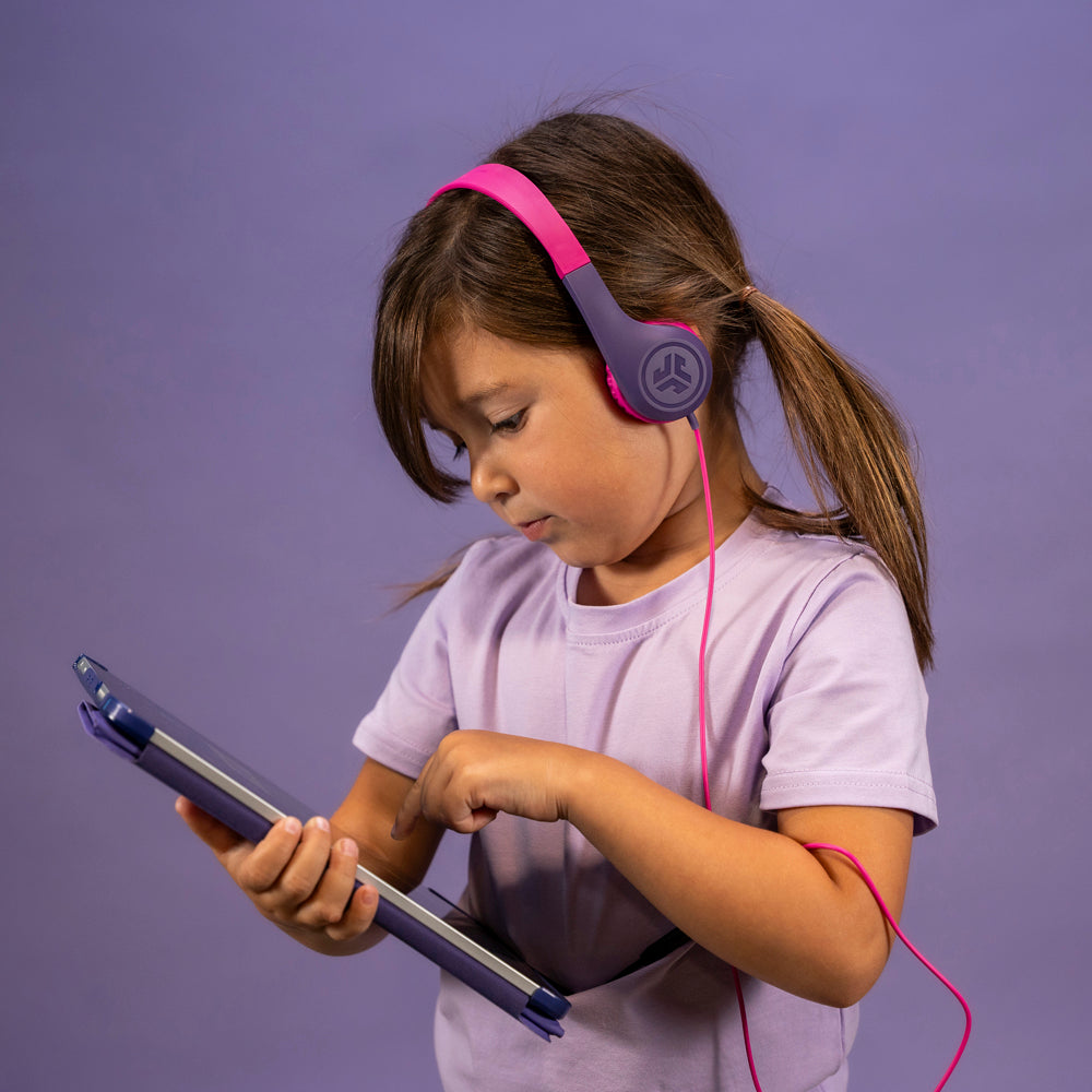 JBuddies Pop Wired Kids Headphones Pink - Image 3