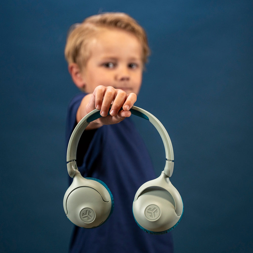JBuddies Pop Wireless Kids Headphones Teal - Image 2