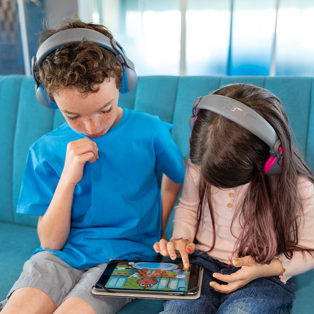 JBuddies Studio 2 Wireless Kids Headphones Blue/Gray - Image 7