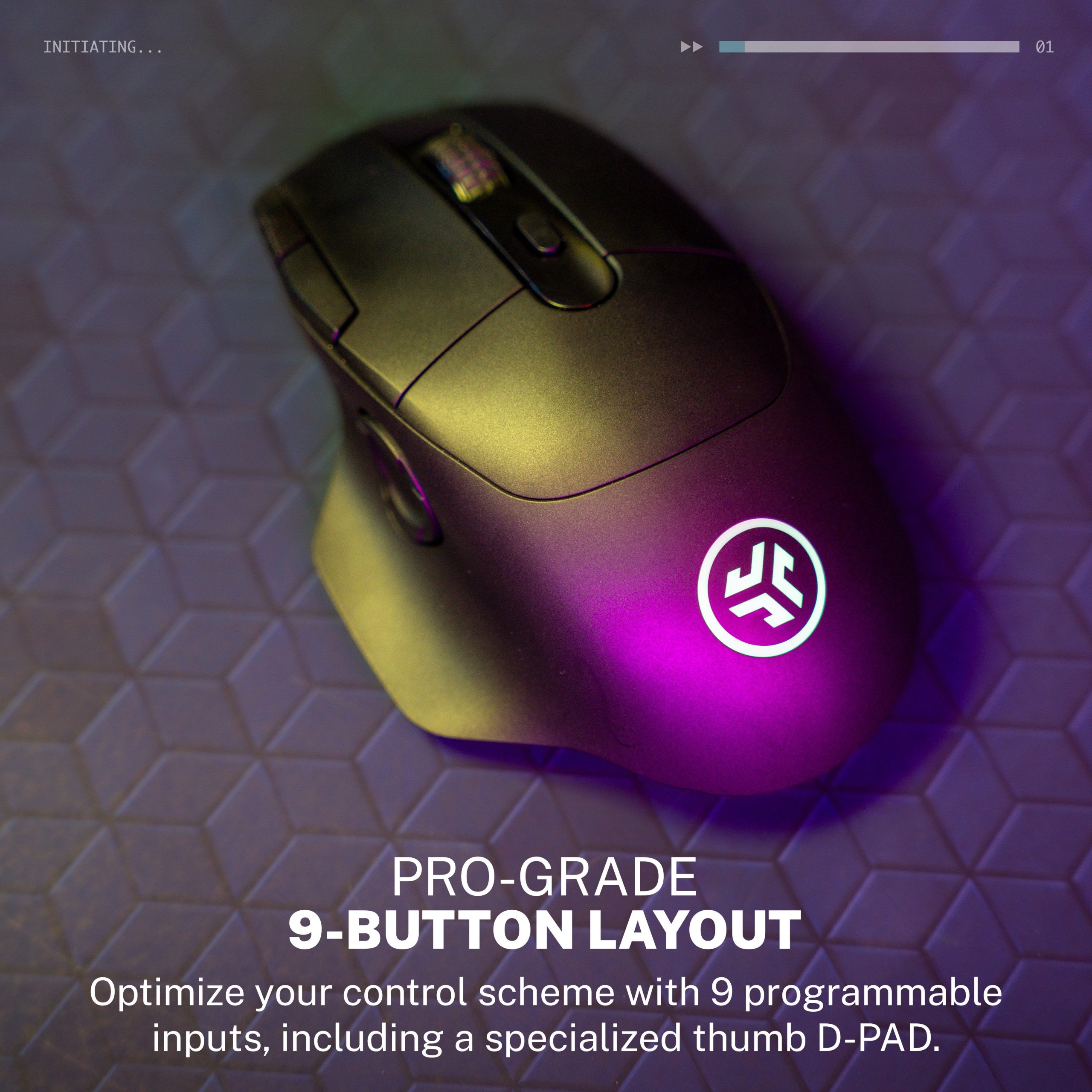 Daybreak Wireless Gaming Mouse Black - Image 4