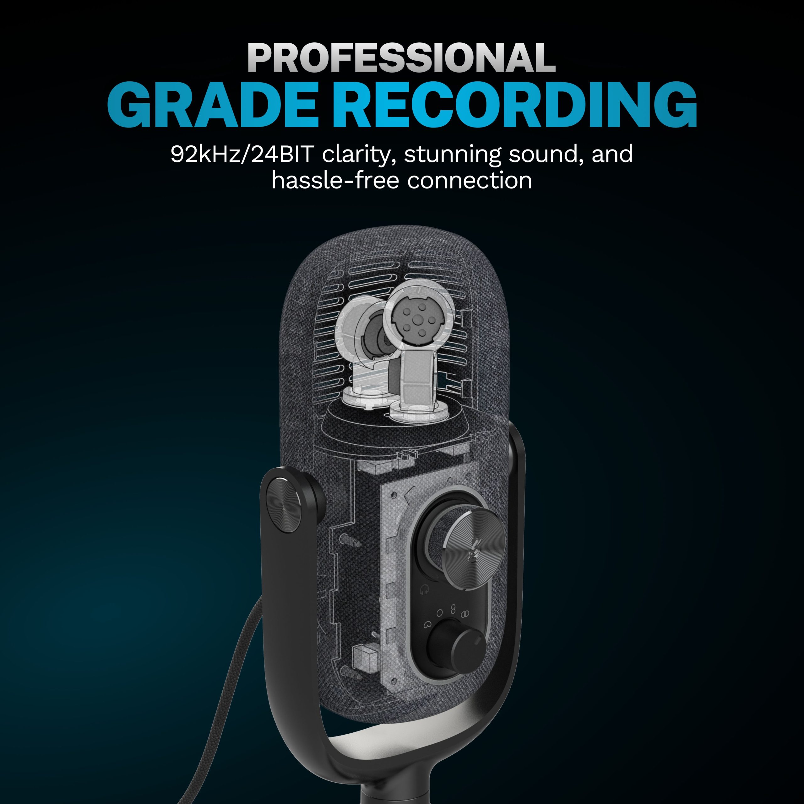 Epic Talk USB Microphone White - Image 2