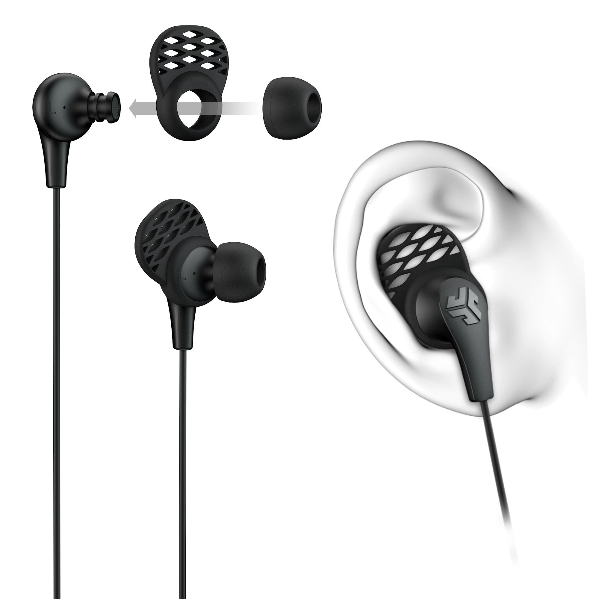 JBuds Pro Signature Earbuds Black - Image 4