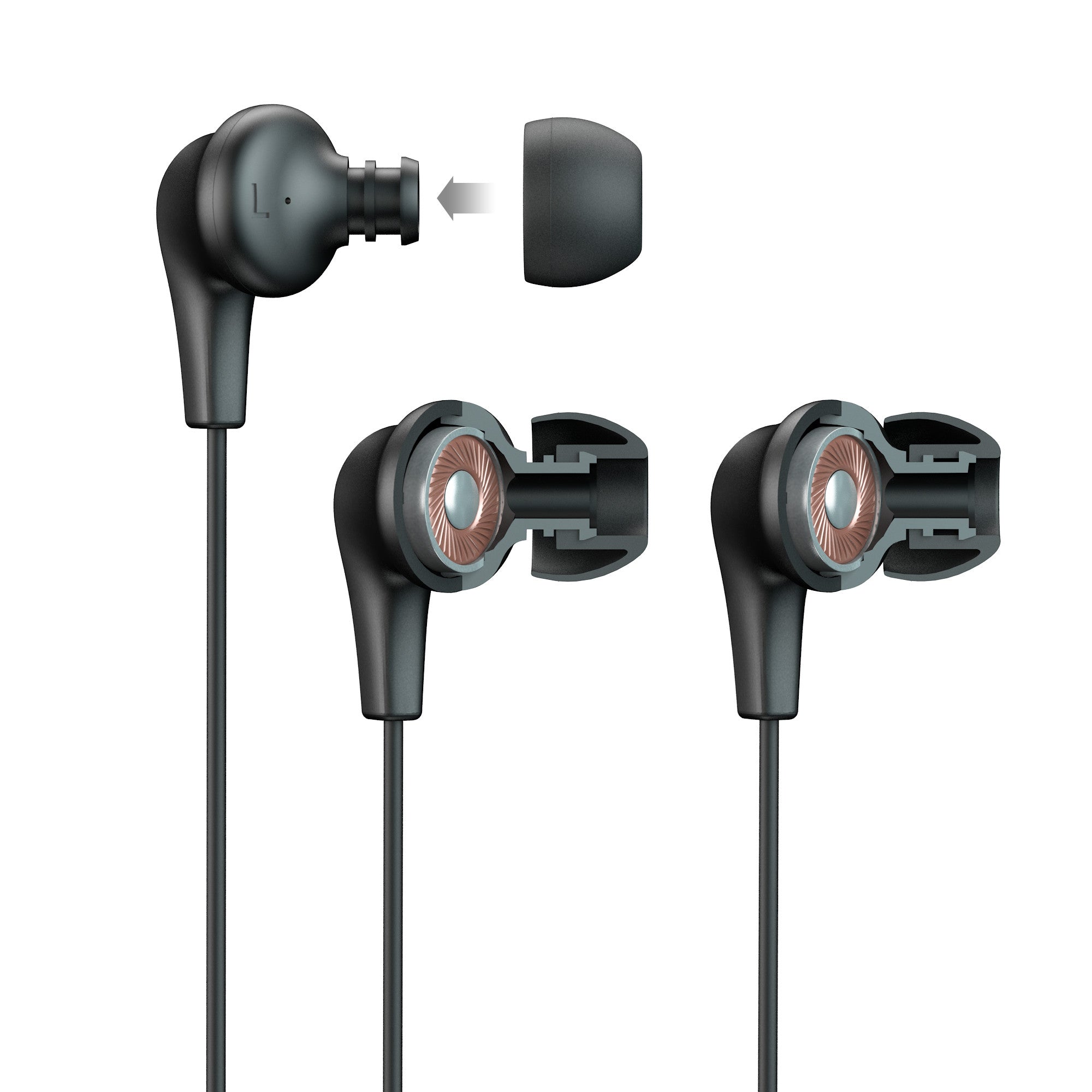 JBuds Pro Signature Earbuds Black - Image 3